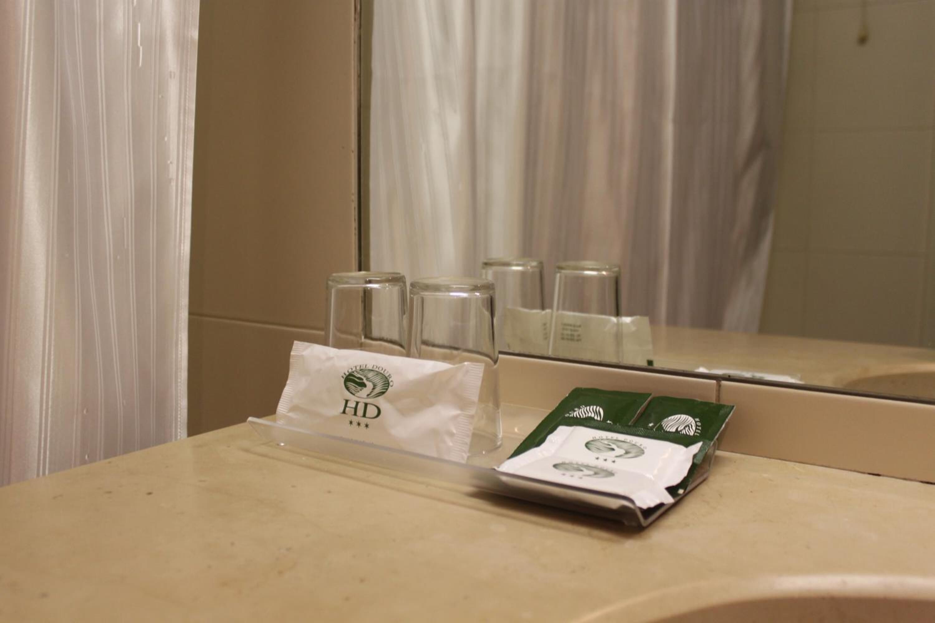 Free toiletries, hair dryer