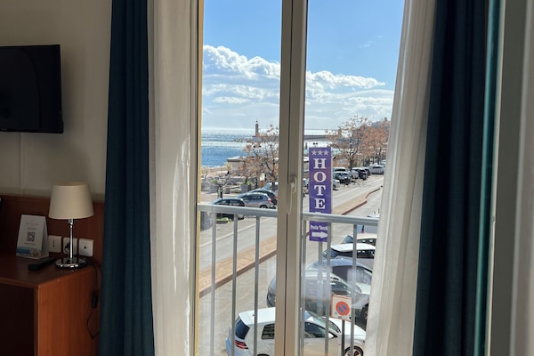 Quarto casal conforto, vista para o mar | Vista do quarto