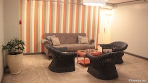 Sala de estar en el lobby