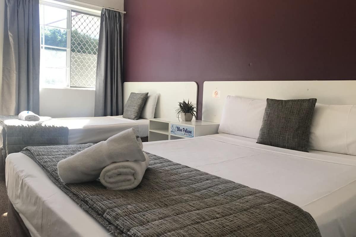 Blackout curtains, iron/ironing board, free WiFi