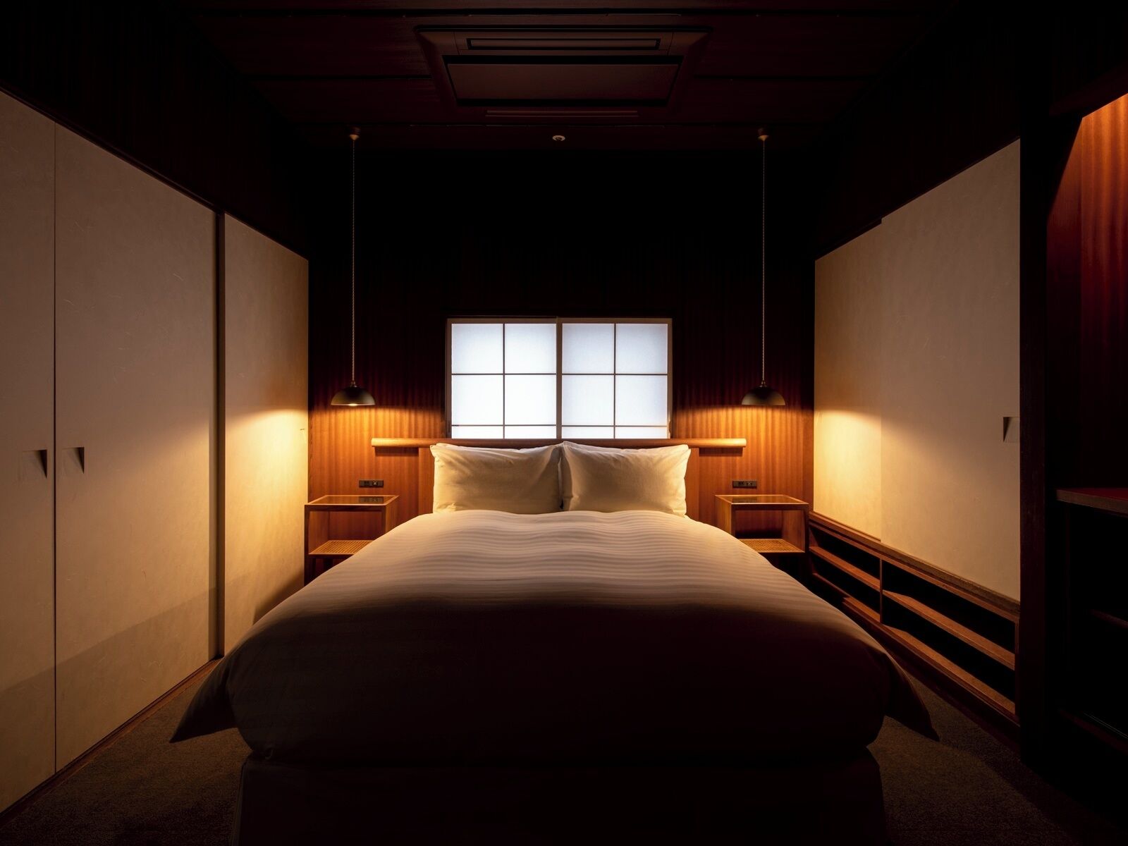 Nostalgic Japan Double (Japanese-Western Style Room), Non Smoking | In-room safe, individually decorated, desk, iron/ironing board