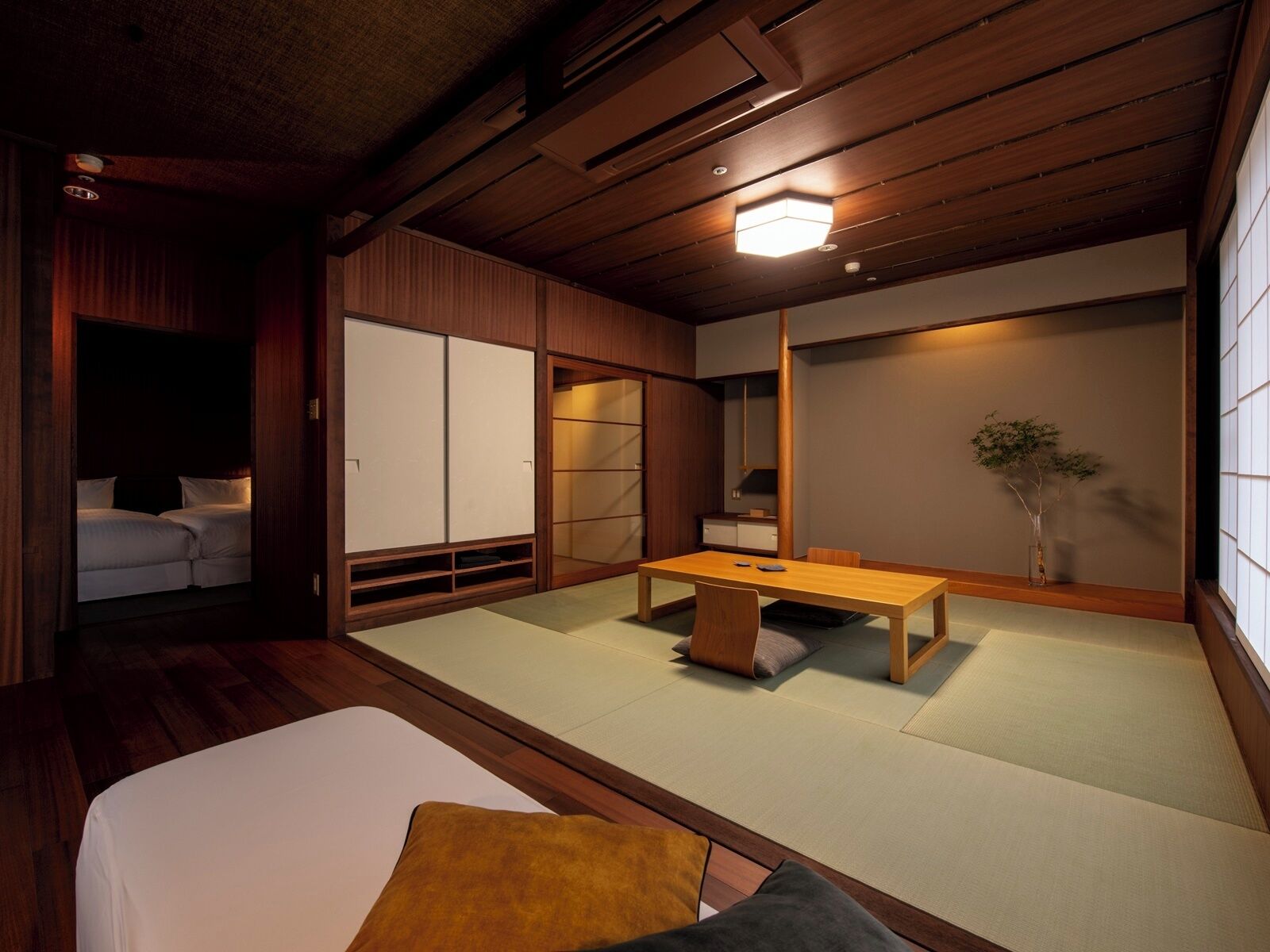 Nostalgic Japan Twin (Japanese-Western Style Room), Non Smoking
