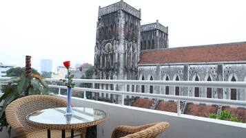 Honeymoon Room, 1 Double Bed, Church View | Balcony