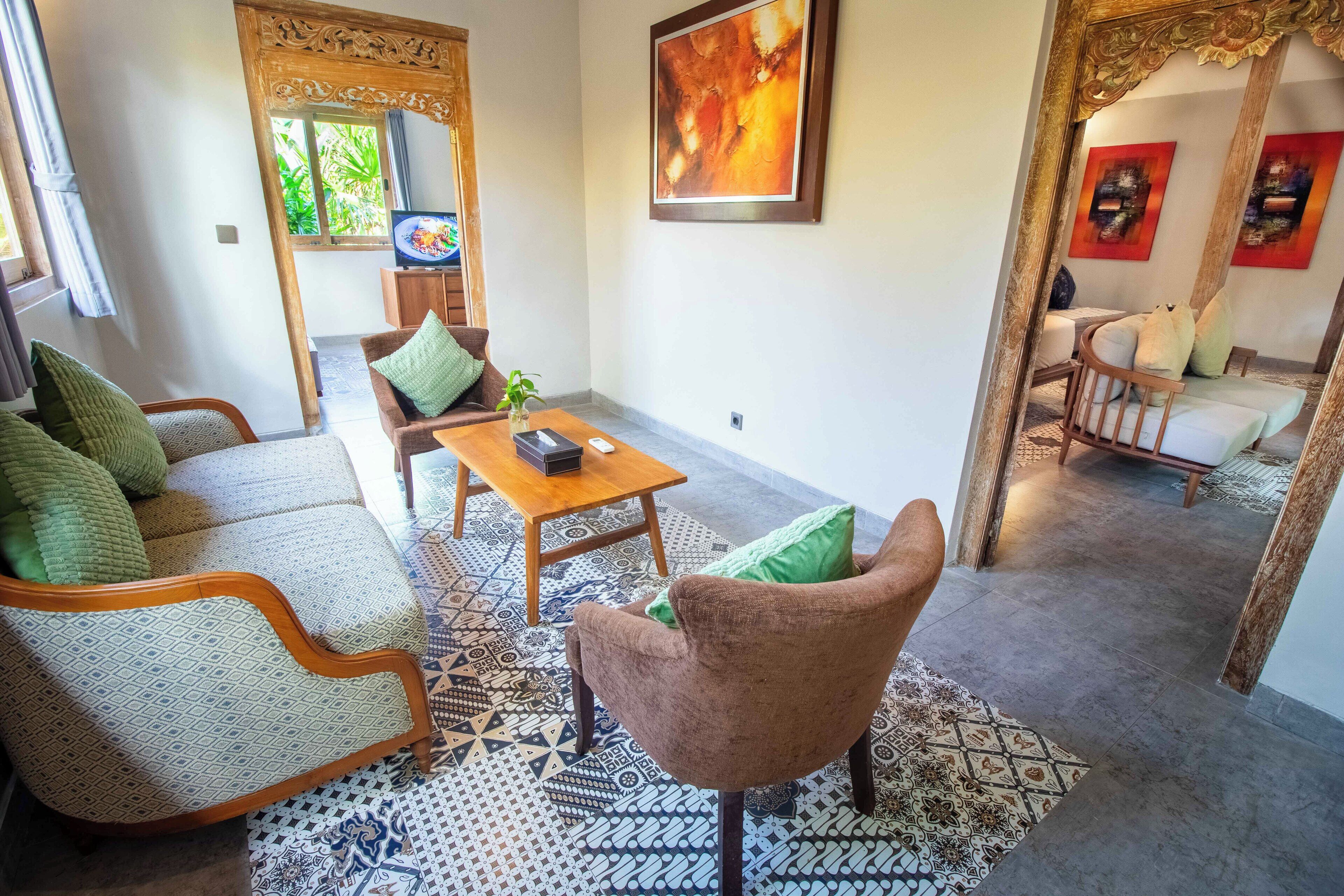 two bedroom suite, garden view | 2 bedrooms, in-room safe, rollaway beds, free wifi