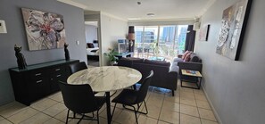 Two Bedroom, Two Bathroom Apartment - Balcony | Living area