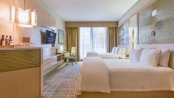 Chambre Deluxe, 2 lits doubles, non-fumeurs | Literie de qualité supérieure, minibar, coffres-forts dans les chambres