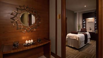 Hot tub, body treatments, aromatherapy, hot stone massages