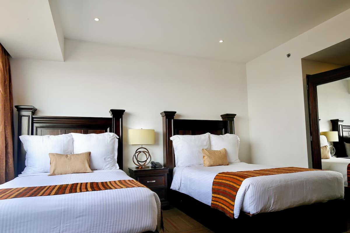 Standard Double Room, 2 Katil Kelamin (Double) | Gebar bulu kapas, tilam berlapik, meja, ruang kerja komputer riba