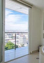 Junior-Doppelzimmer, 2 Schlafzimmer, Stadtblick | Ausblick vom Zimmer