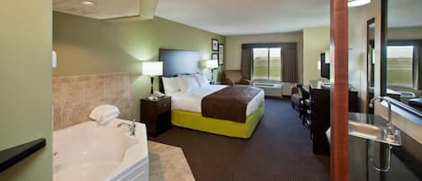 Studio Suite, 1 King Bed, Non Smoking | Premium bedding, desk, laptop workspace, blackout drapes