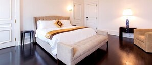 1 habitación y ropa de cama de alta calidad