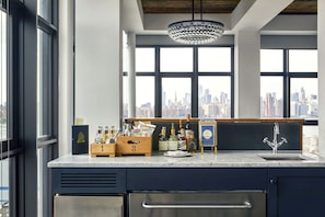 Minibar, in-room safe, individually decorated, blackout curtains - Wythe Hotel (Brooklyn)