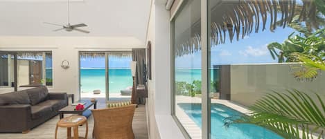 Vila, de frente para a praia | Roupas de cama premium, camas com colchões pillow-top