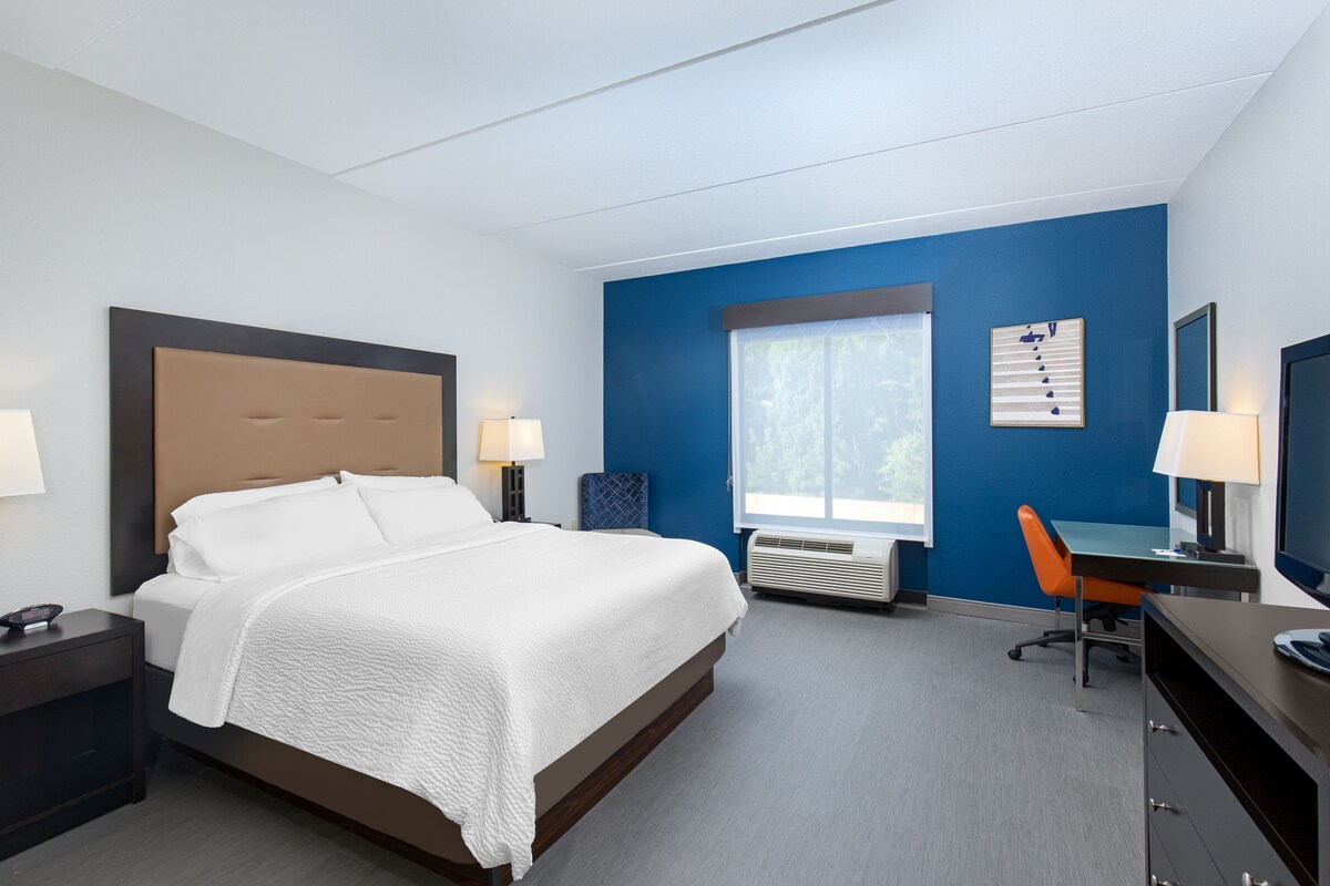 Suite, 1 King Bed, Accessible (Mobility, Accessible Tub) | In-room safe, desk, iron/ironing board, WiFi (free)