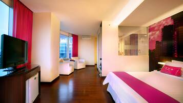 Suíte presidencial, 1 cama King | 1 quarto, cofres nos quartos, individualmente decorados