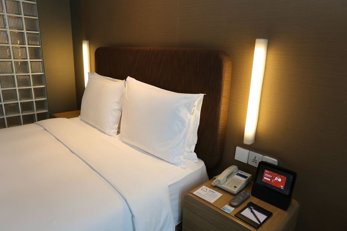 Premium bedding, down duvets, in-room safe, desk