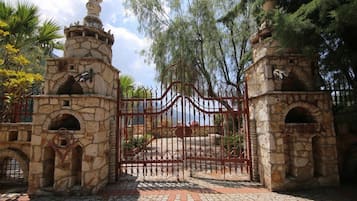 Majoituspaikan sisäänkäynti