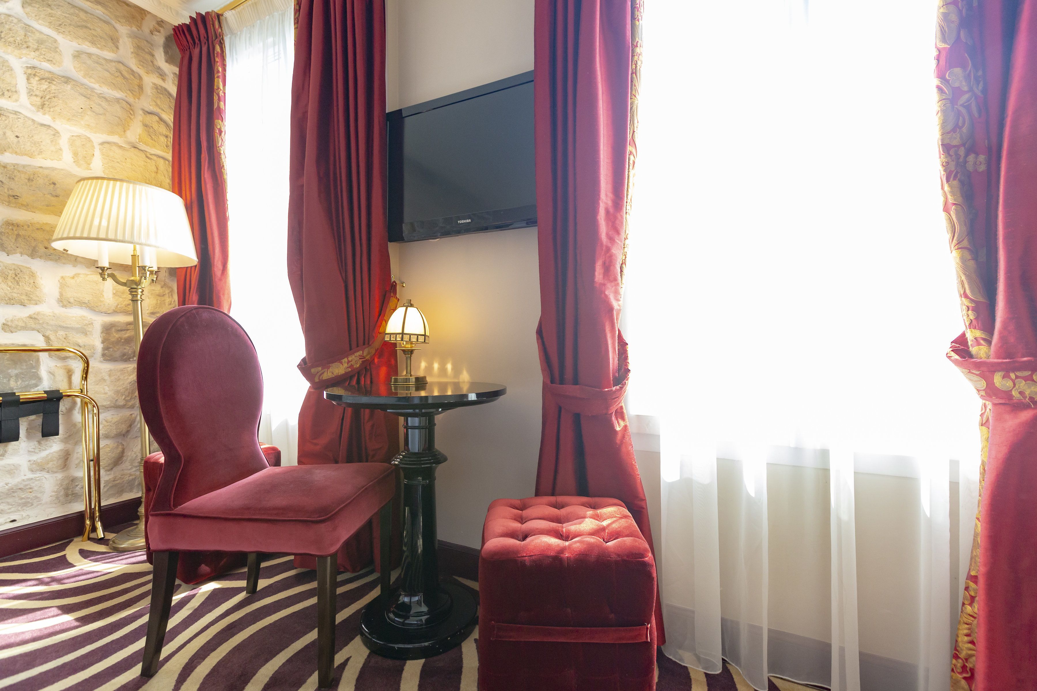 superior room | frette italian sheets, hypo-allergenic bedding, memory-foam beds