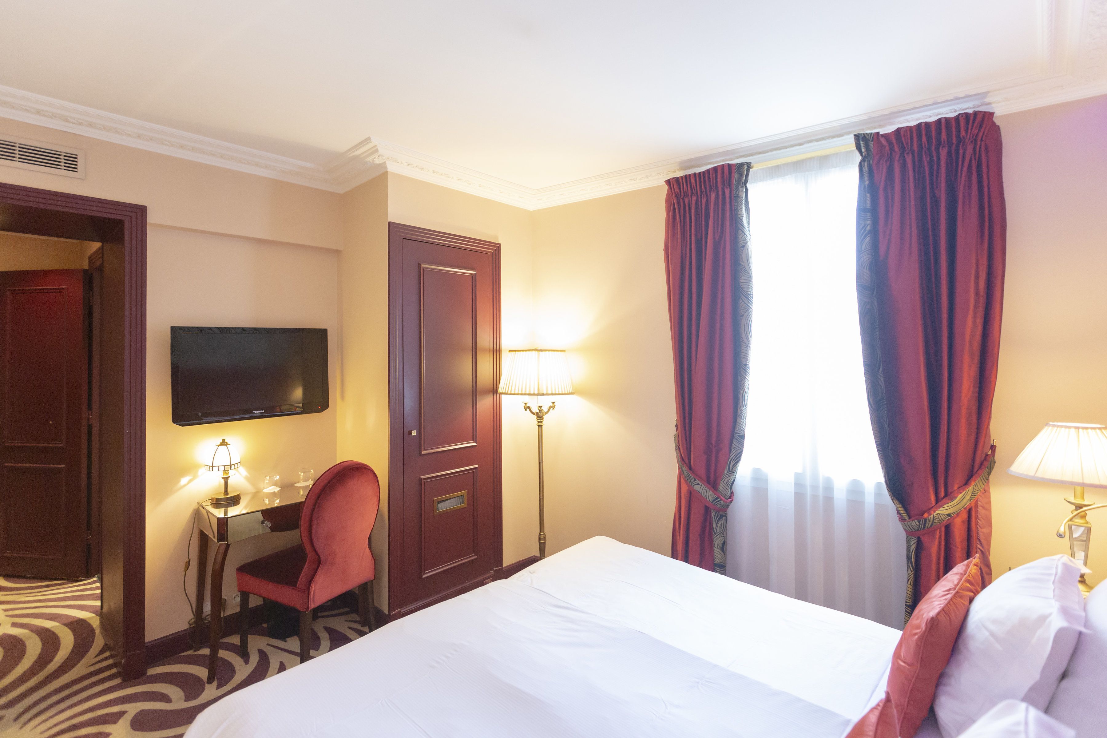 superior room | frette italian sheets, hypo-allergenic bedding, memory-foam beds