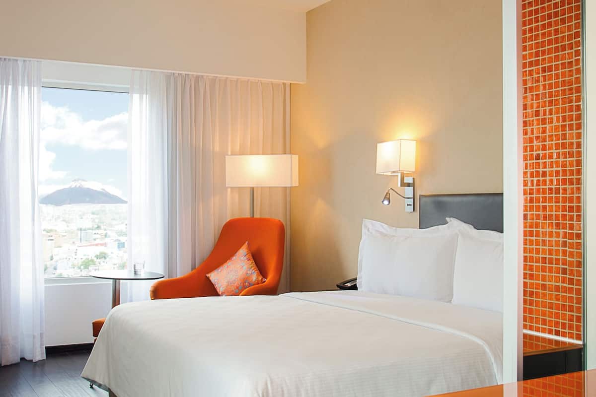 superior room, 1 king bed | in-room safe, desk, iron/ironing board, free cots/infant beds