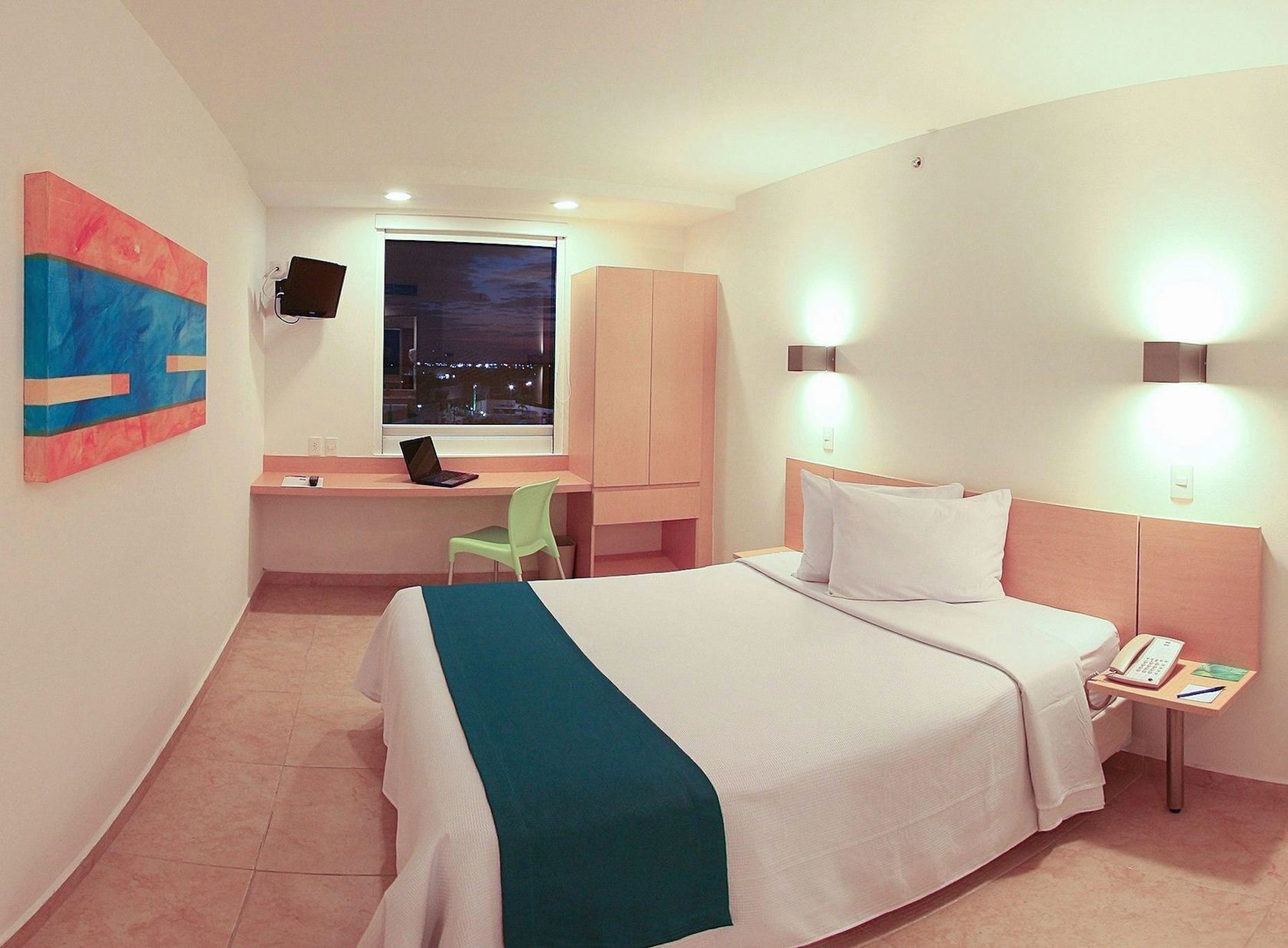 In-room safe, desk, laptop workspace, blackout curtains