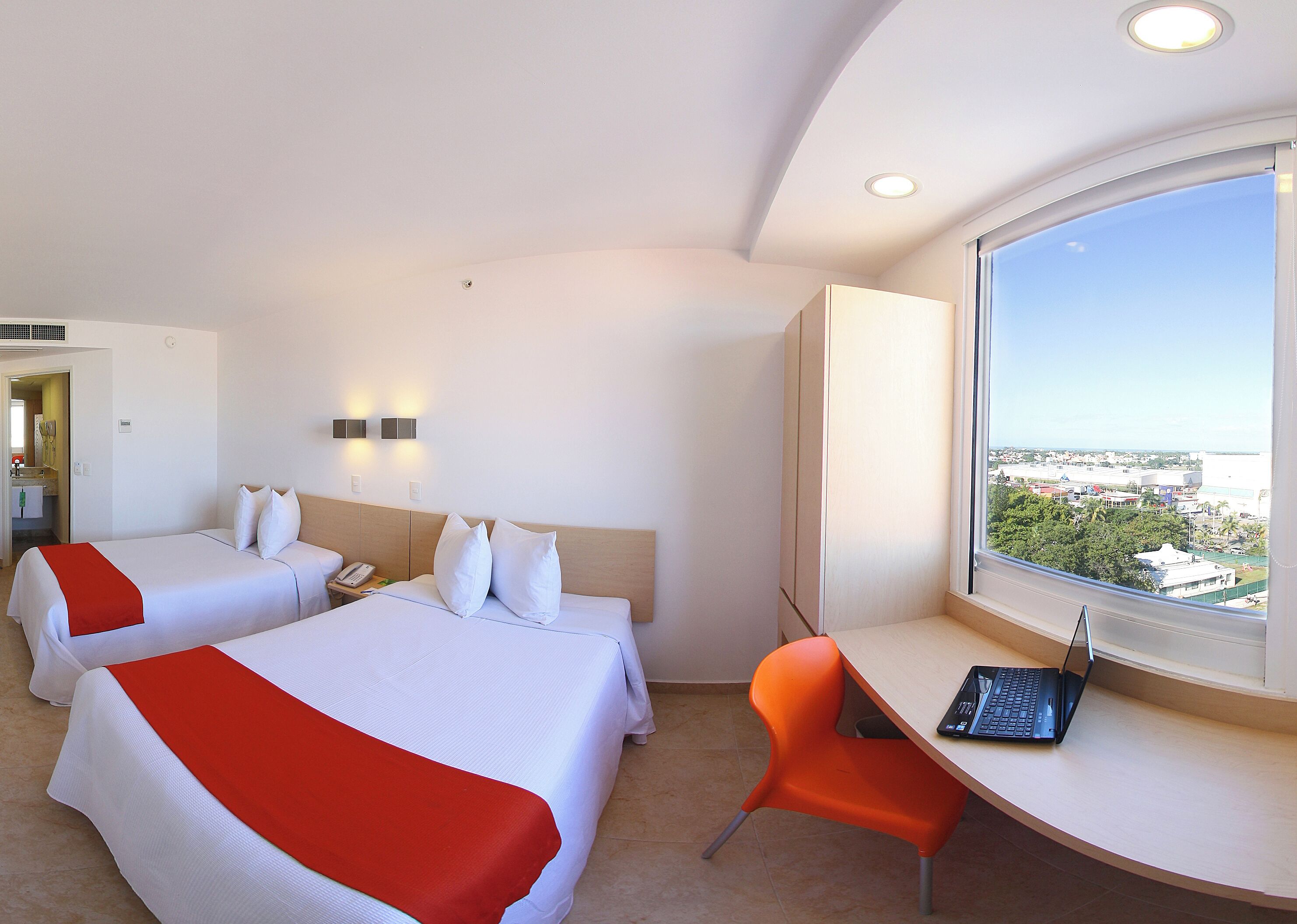 superior twin room, 2 single beds | in-room safe, desk, laptop workspace, blackout curtains