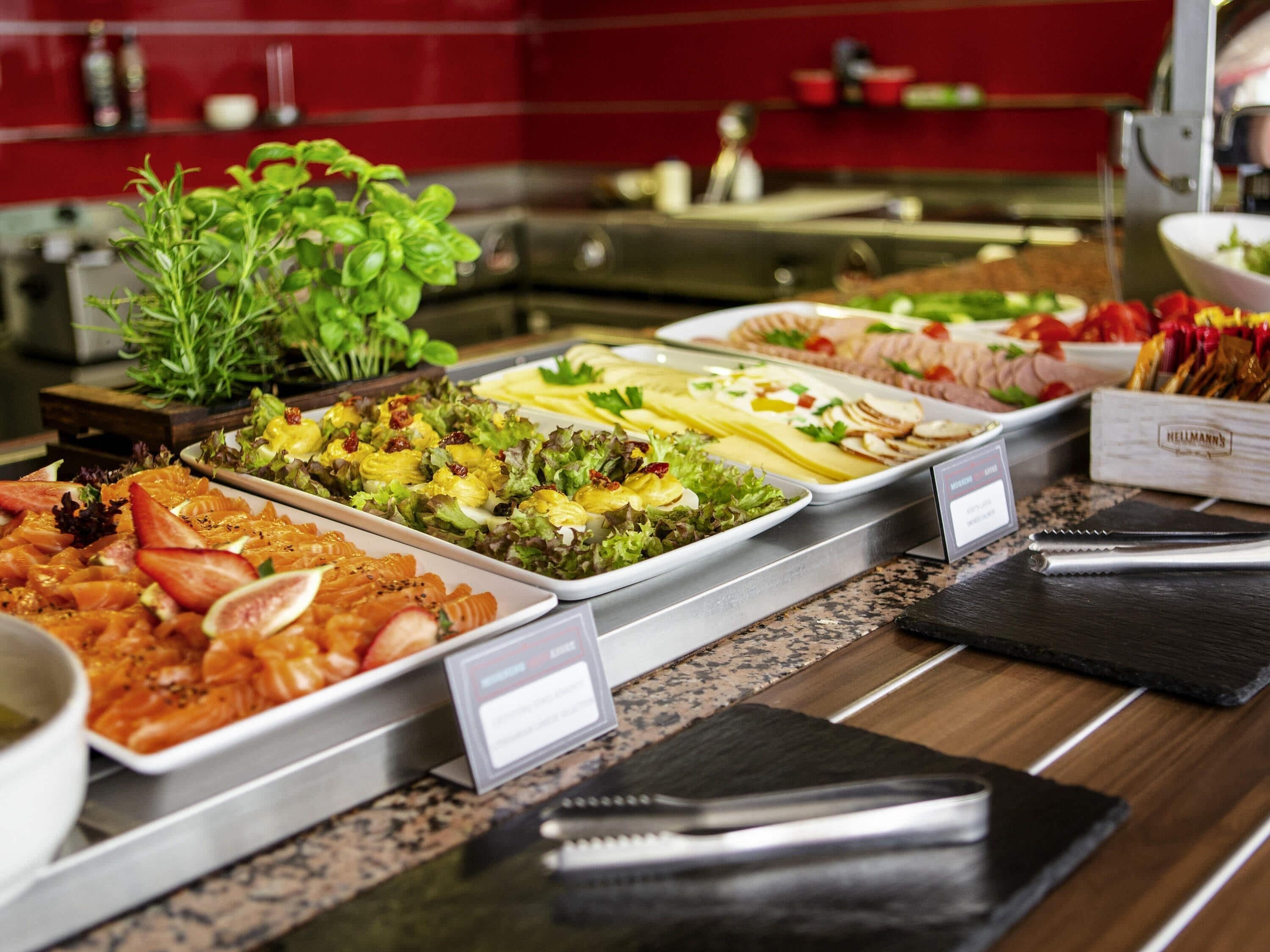 Daily buffet breakfast (EUR 12 per person)