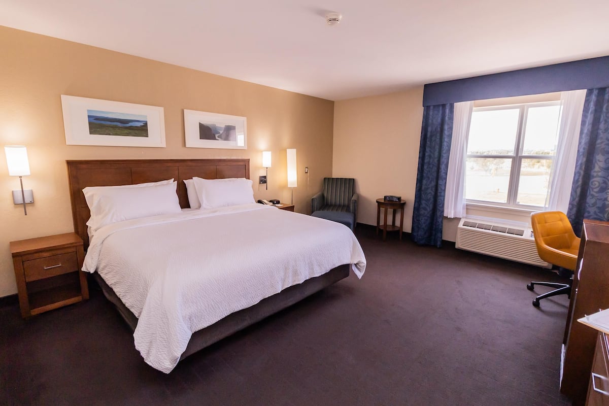 Standard Room, 1 King Bed, Accessible, Non Smoking | Pillowtop beds, desk, blackout drapes, iron/ironing board