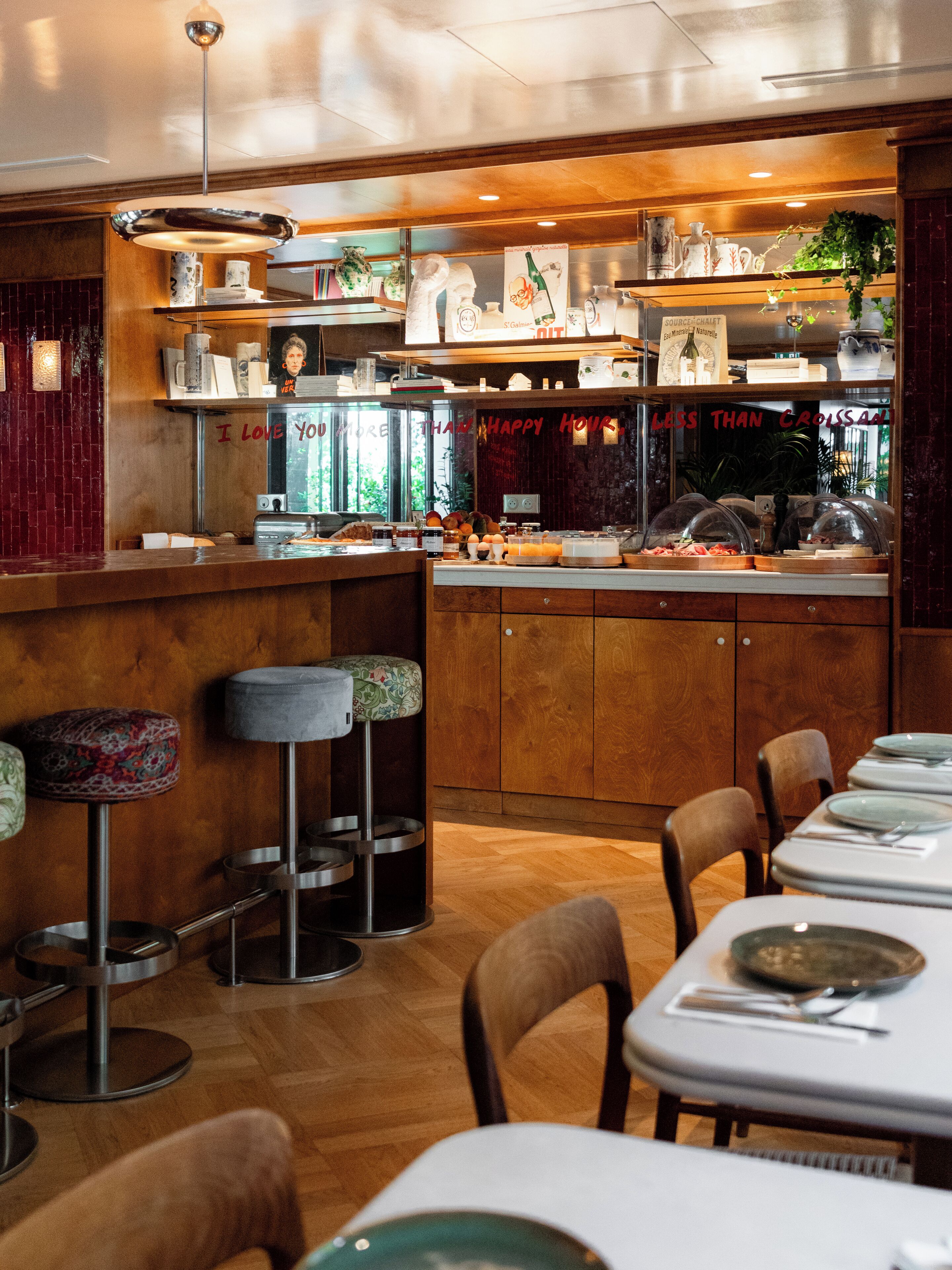 daily buffet breakfast (eur 15 per person)