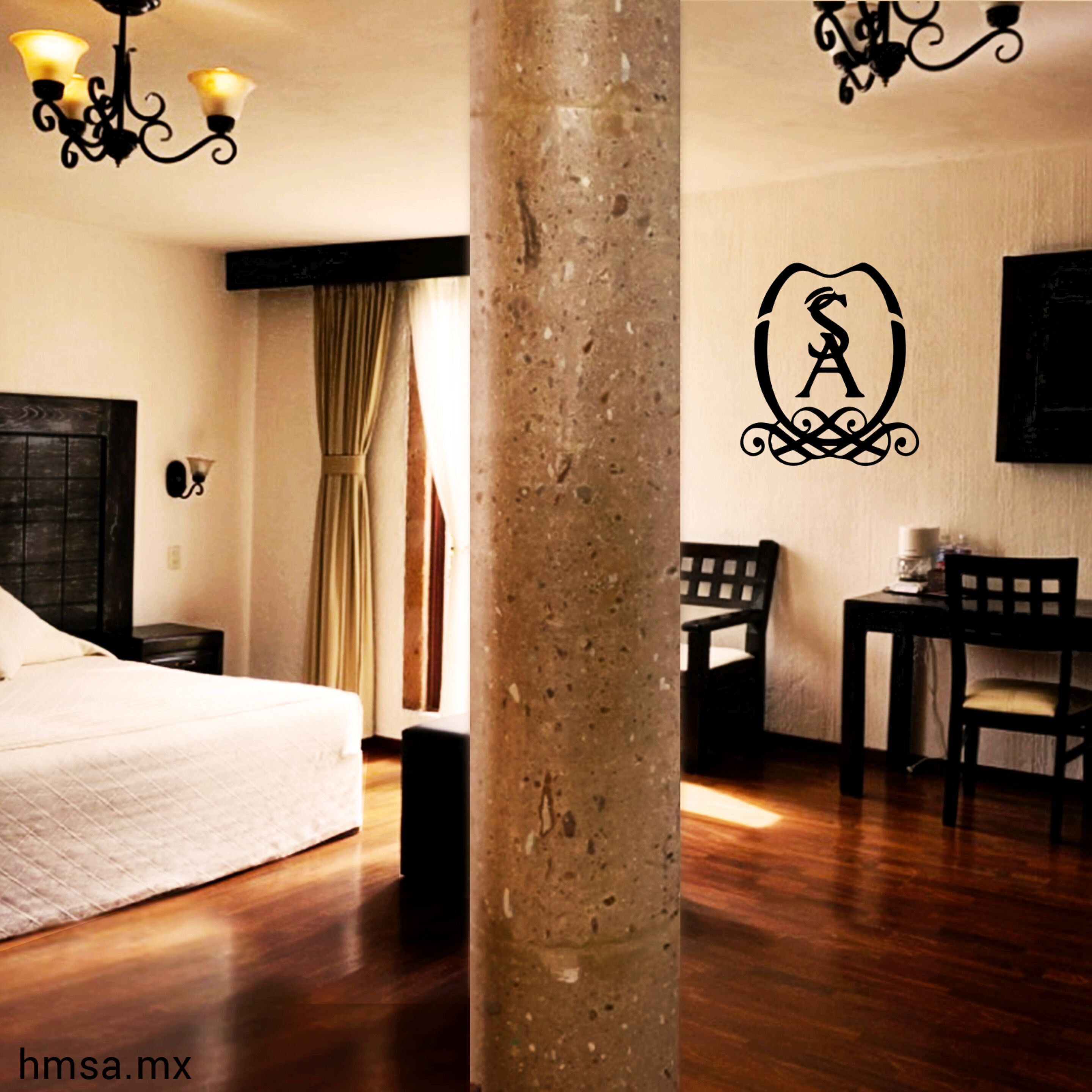 Suite | Muebles diferentes, escritorio y espacio para trabajar con laptop 