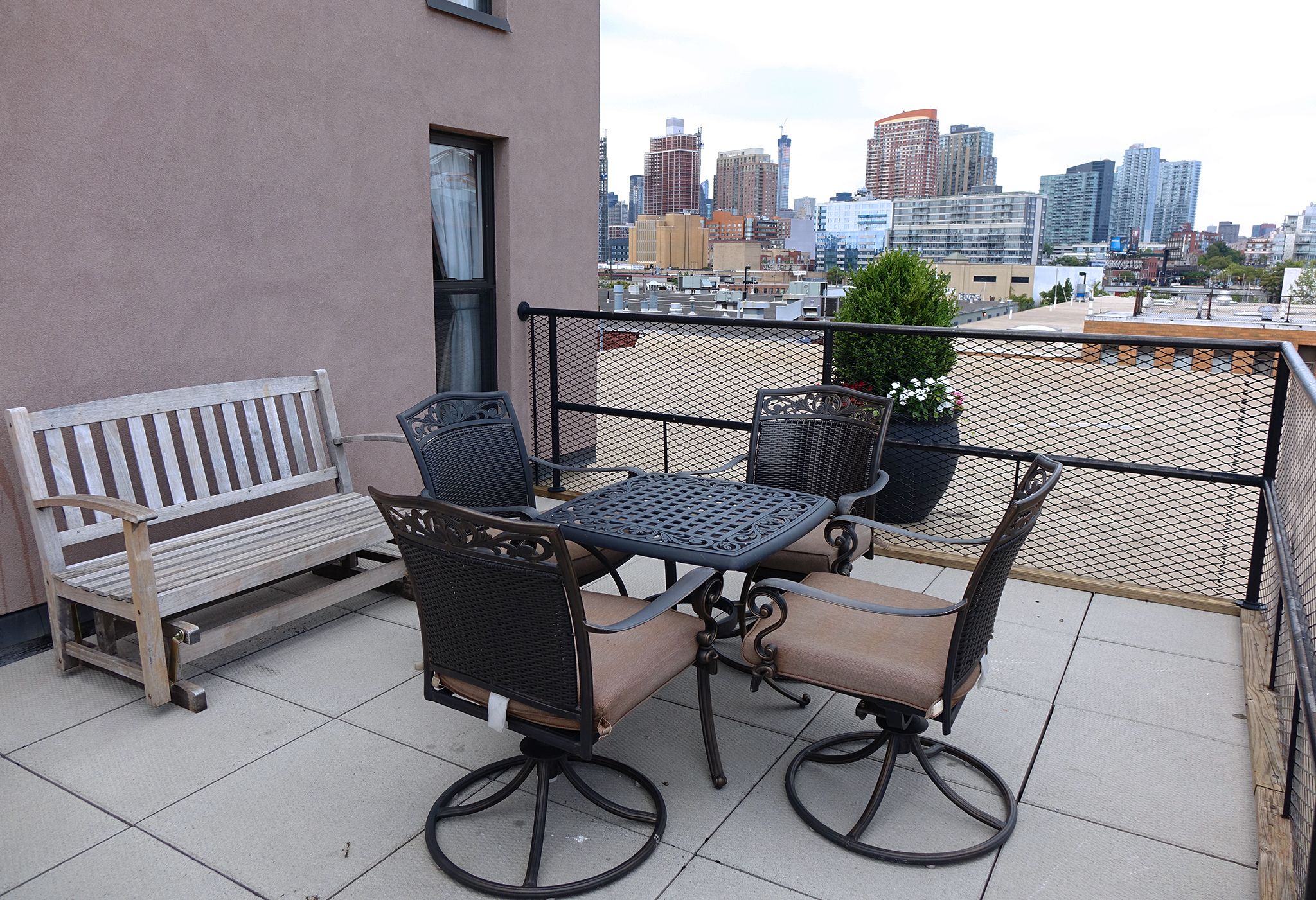 프리미엄 듀플렉스, 퀸사이즈침대 1개 및 소파베드, 테라스 | 테라스/파티오