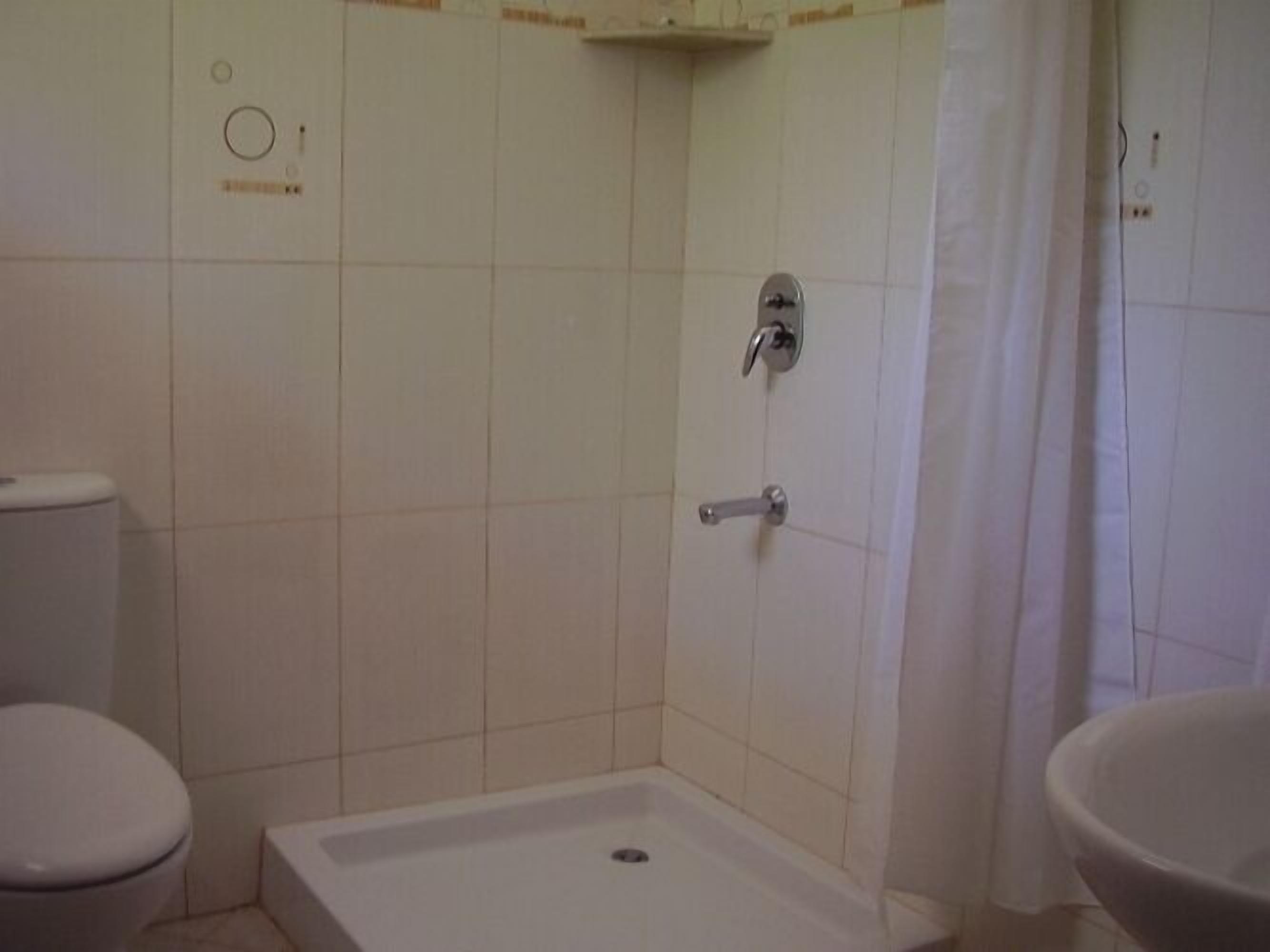 free toiletries, slippers, towels