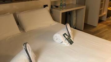 Superior Double Room, Non Smoking | In-room safe, desk, laptop workspace, blackout drapes