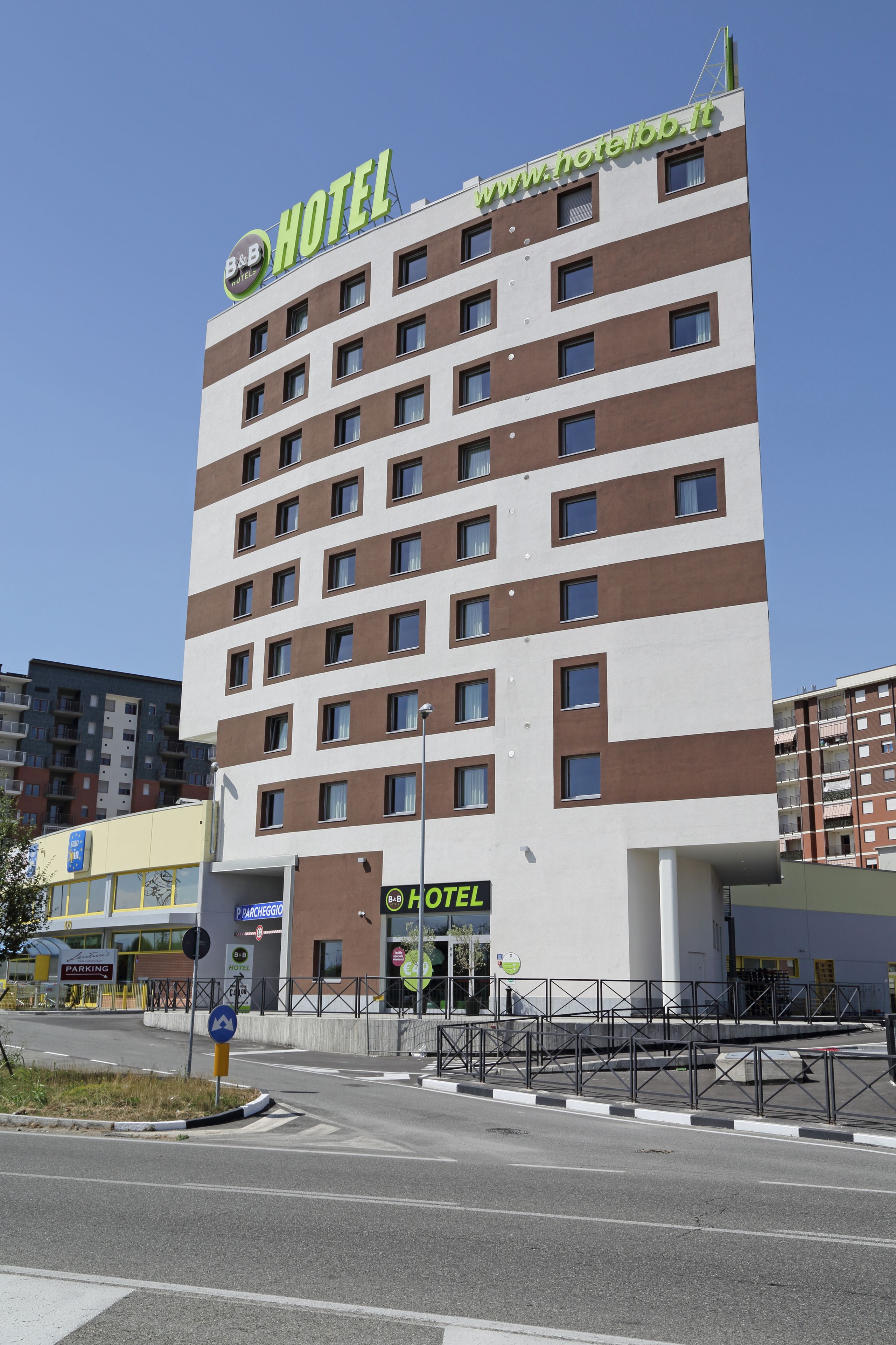 Overnatningsstedets facade