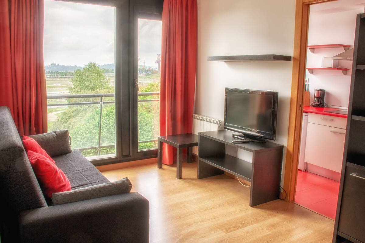 Memory-foam beds, desk, blackout curtains, soundproofing