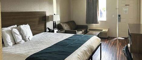 Desk, iron/ironing board, free WiFi, bed sheets