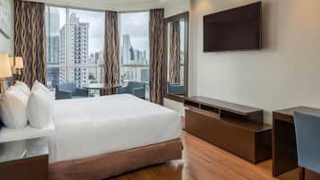 1 bedroom, premium bedding, down duvets, memory-foam beds