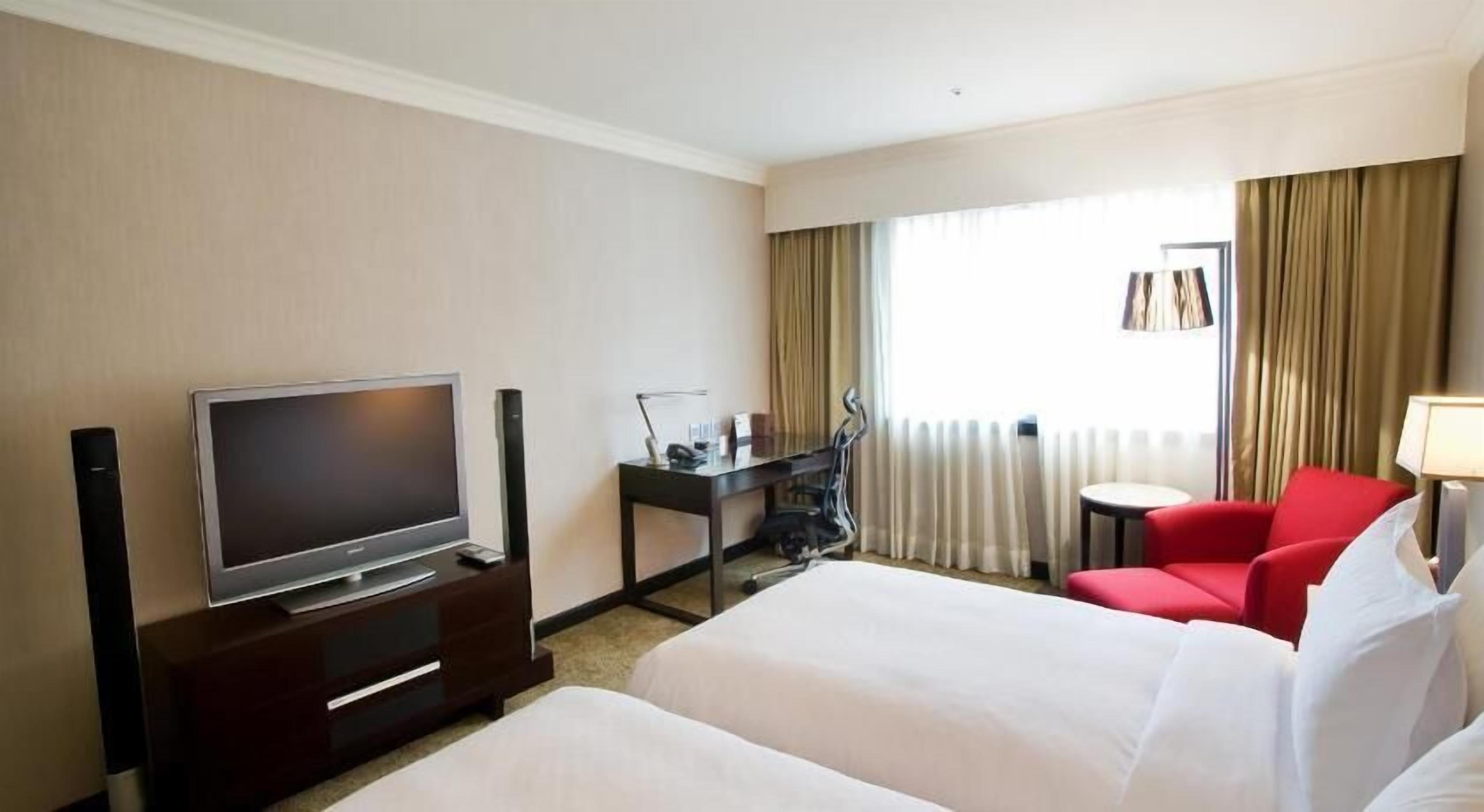 Premium bedding, pillow-top beds, in-room safe, desk