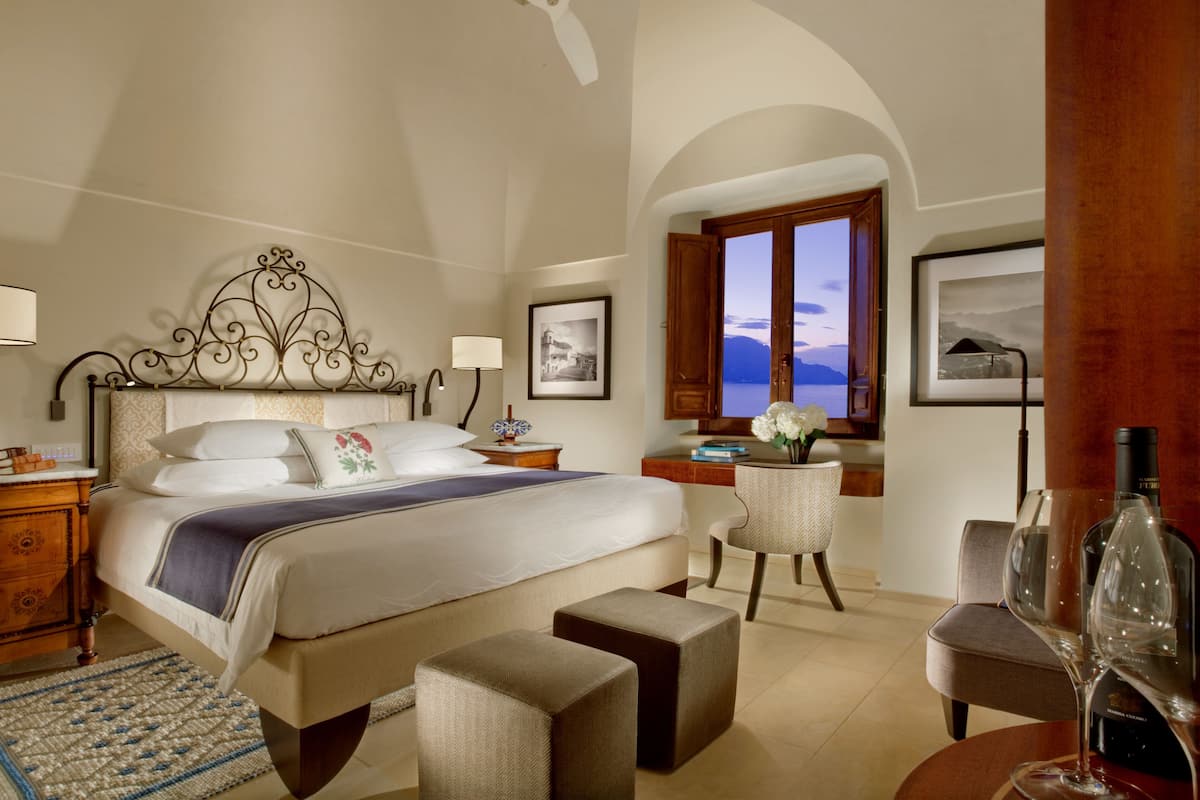 Frette Italian sheets, premium bedding, down duvets, Select Comfort beds