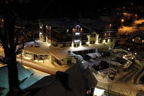 Front of property – evening/night