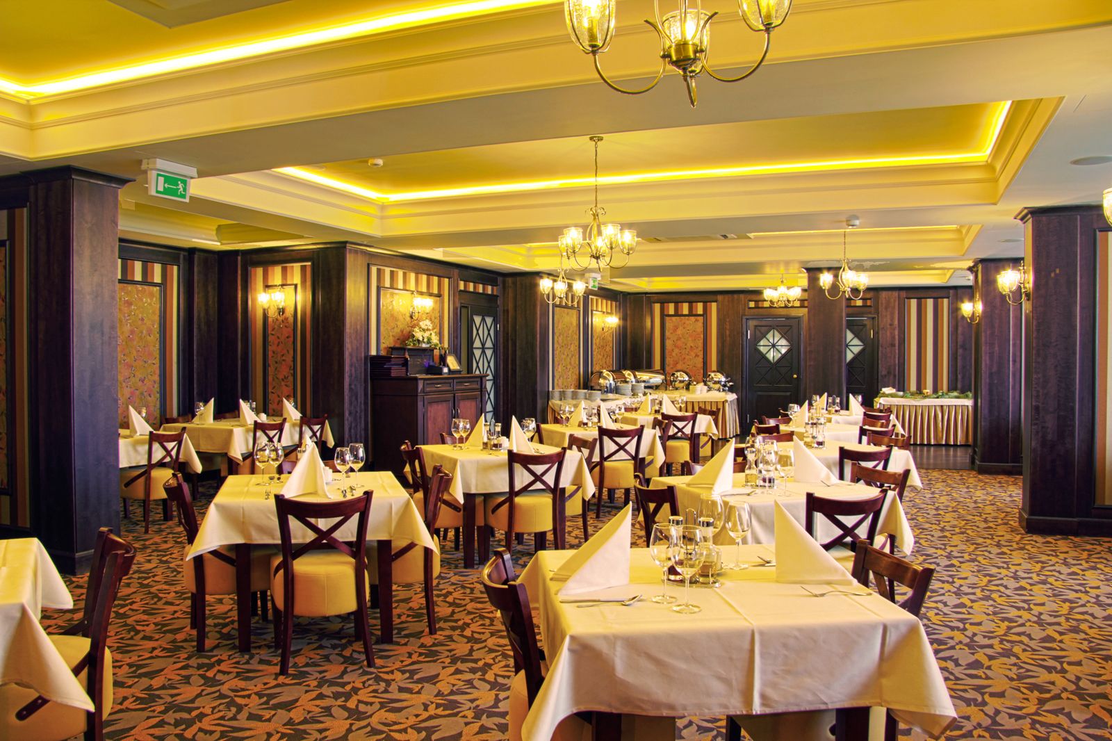 Café da manhã, almoço e jantar