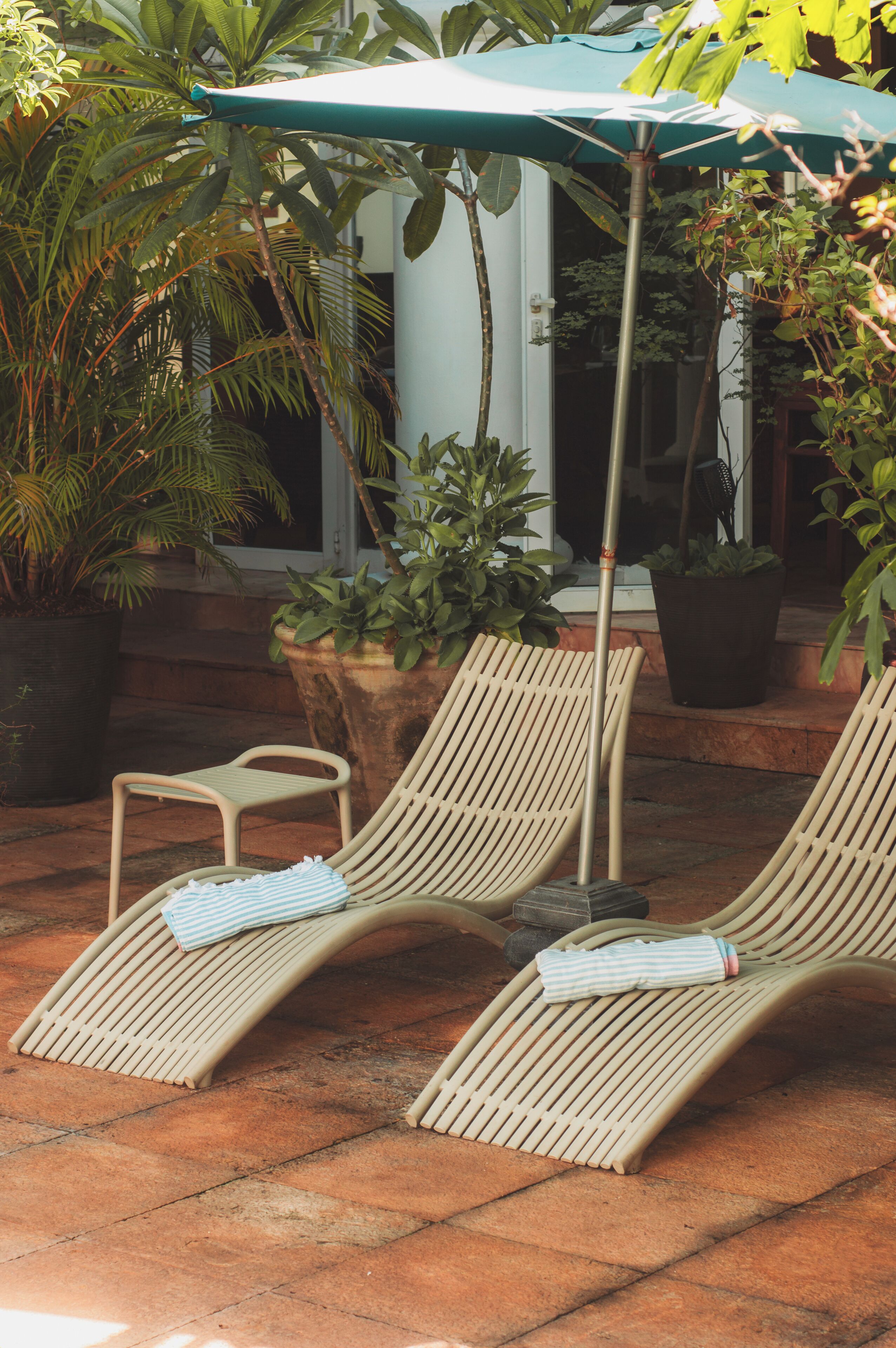 Alberca al aire libre 