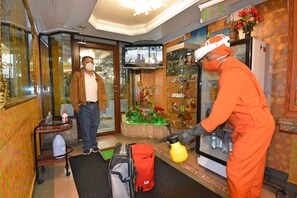 Sala de estar en el lobby