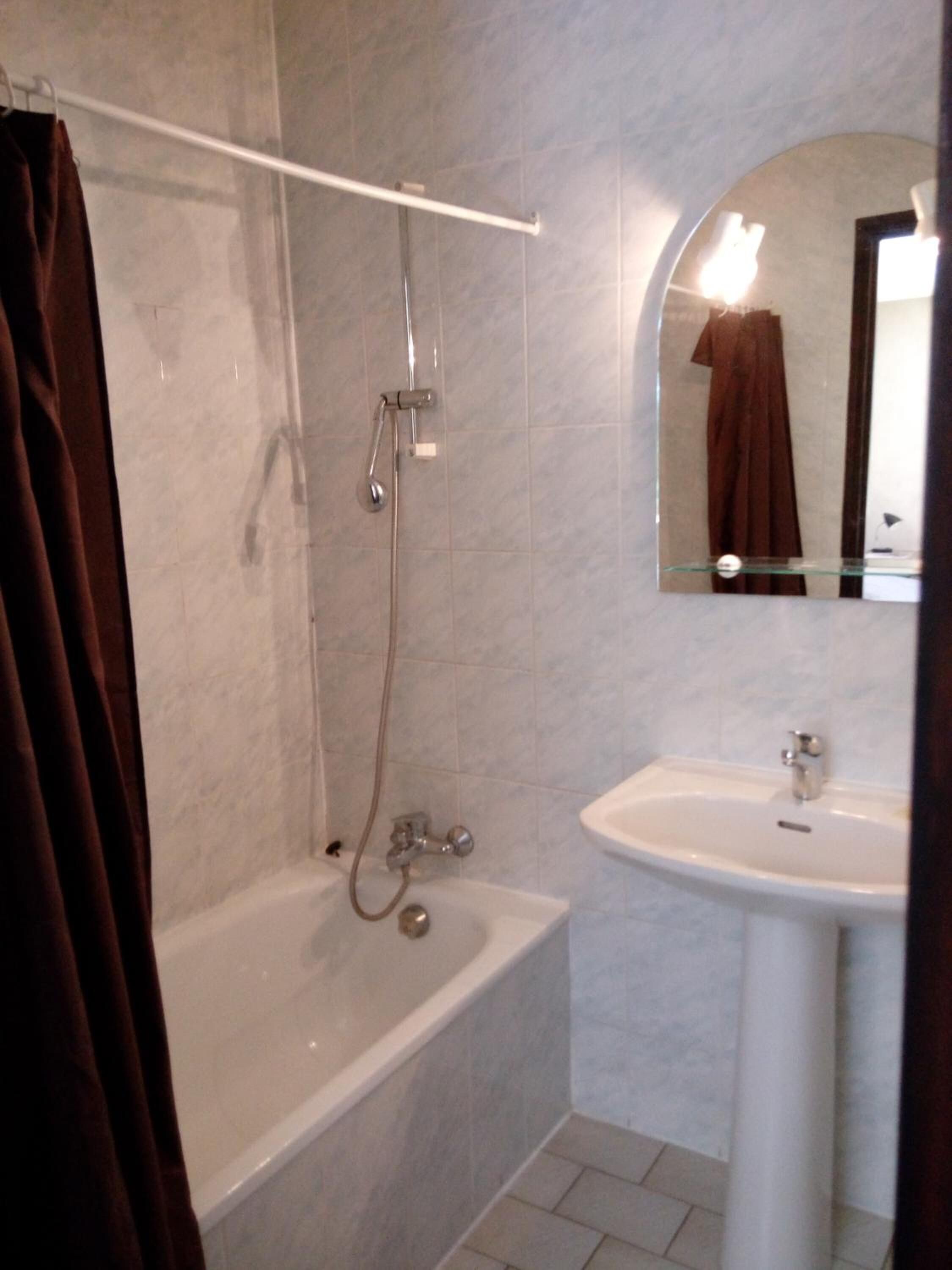 free toiletries, hair dryer, towels