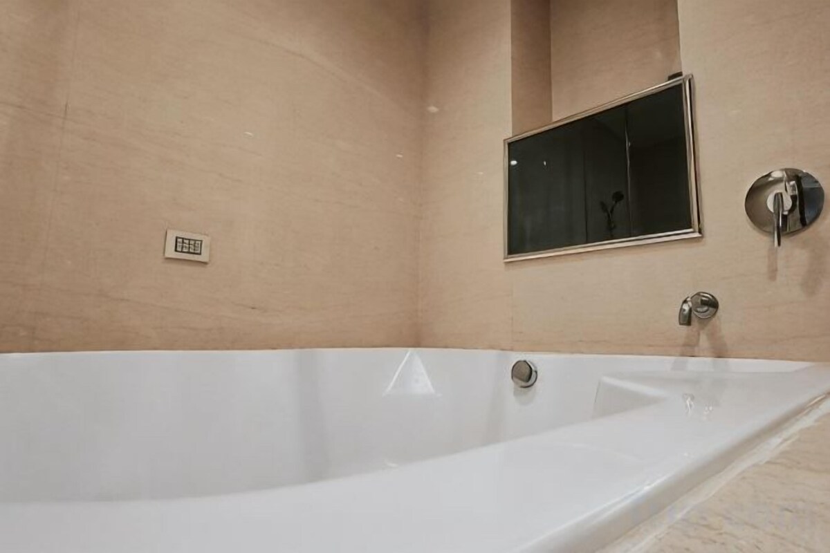 Hair dryer, slippers, electronic bidet, towels