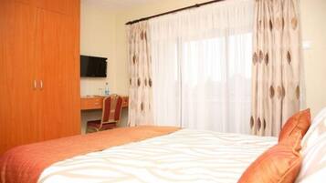 Uitzicht vanuit de kamer