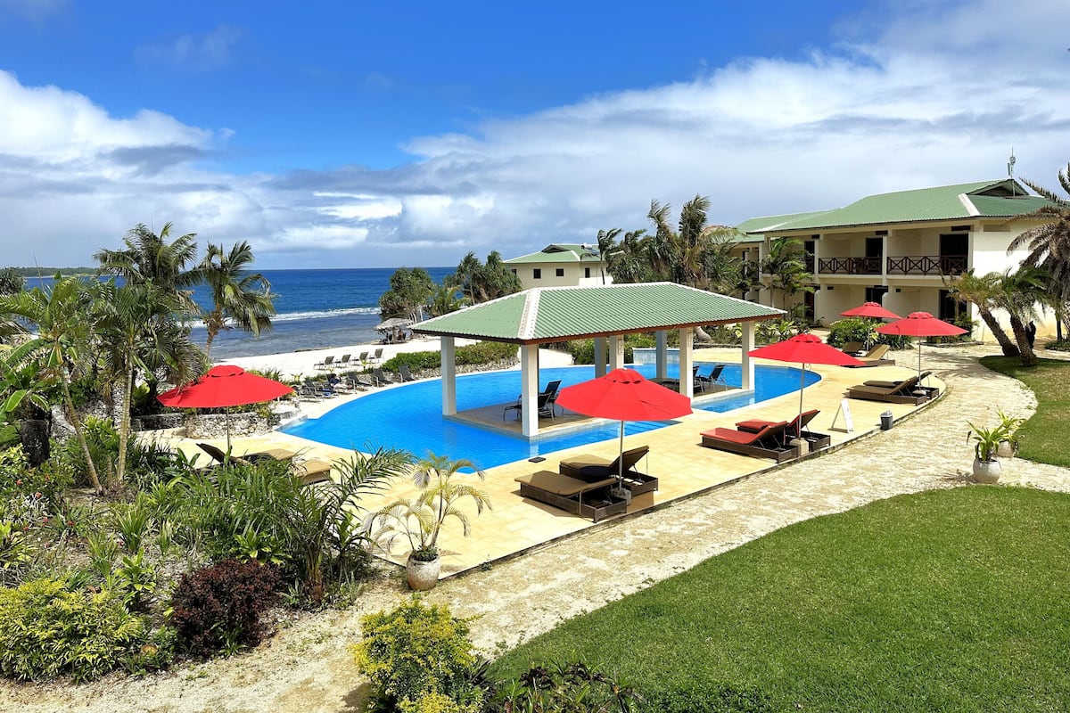 Pool View Two-Bedroom Apartment | Balcony view