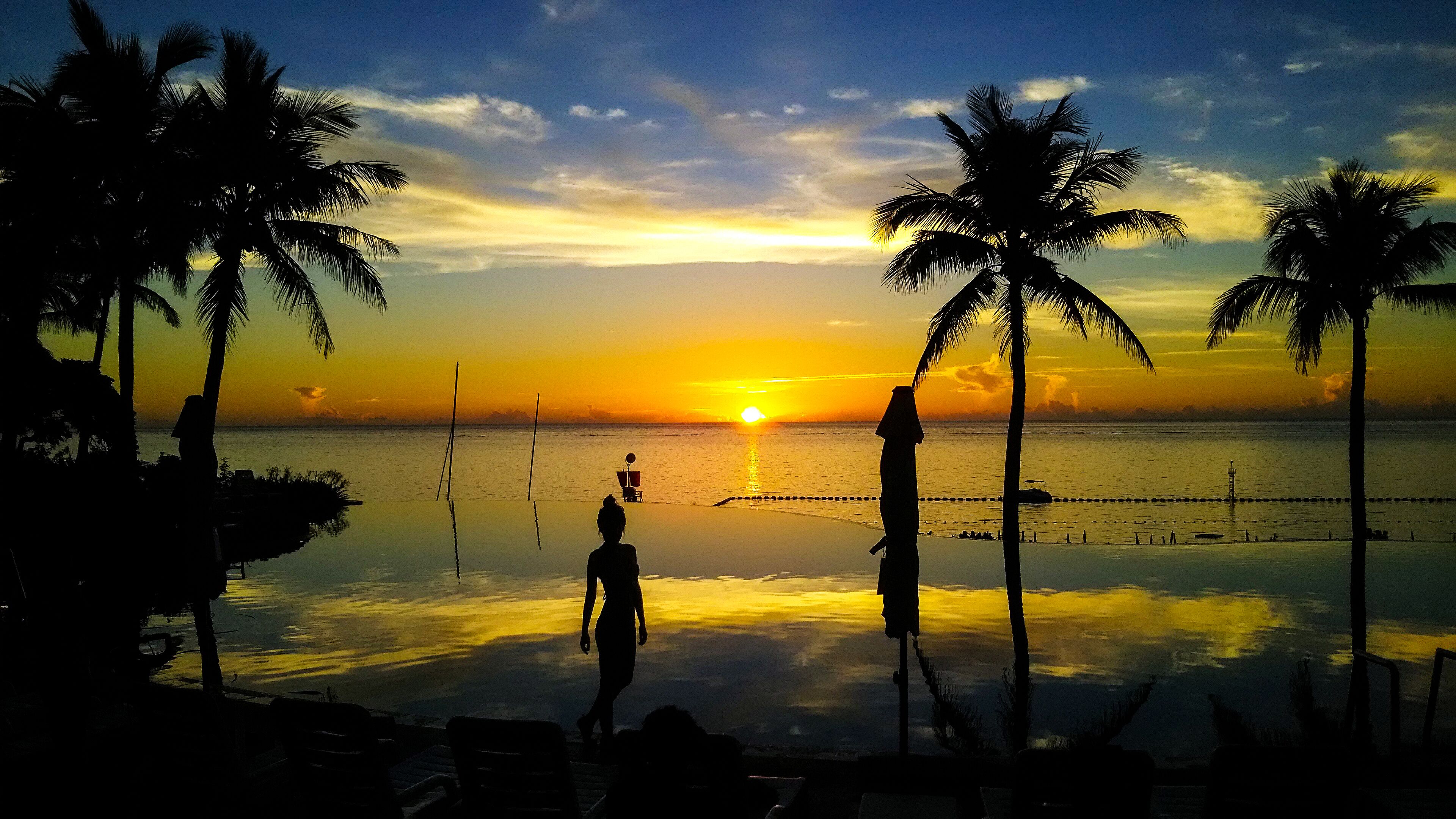 indoor pool, outdoor pool, pool loungers