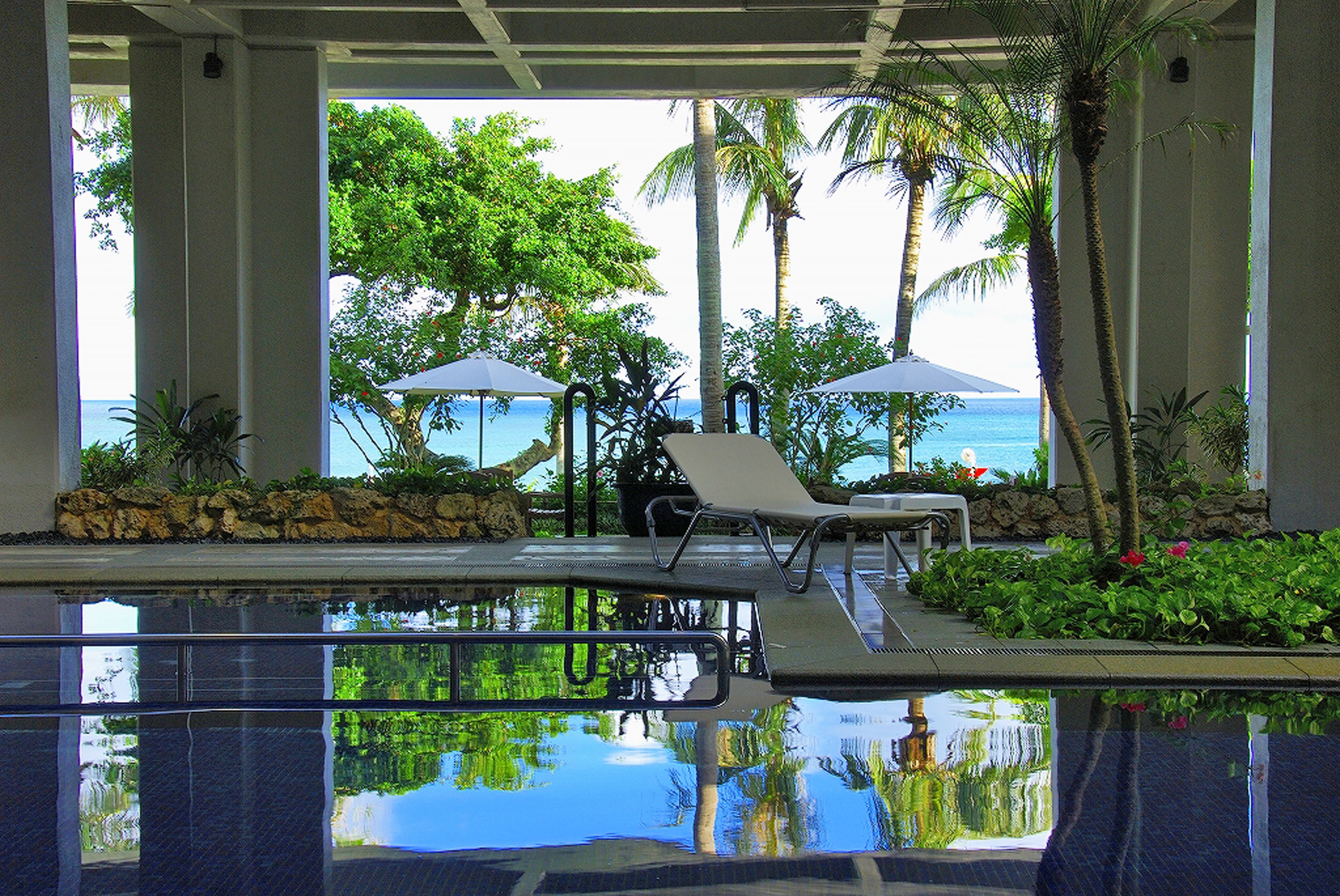 실내 수영장, 야외 수영장, 일광욕 의자