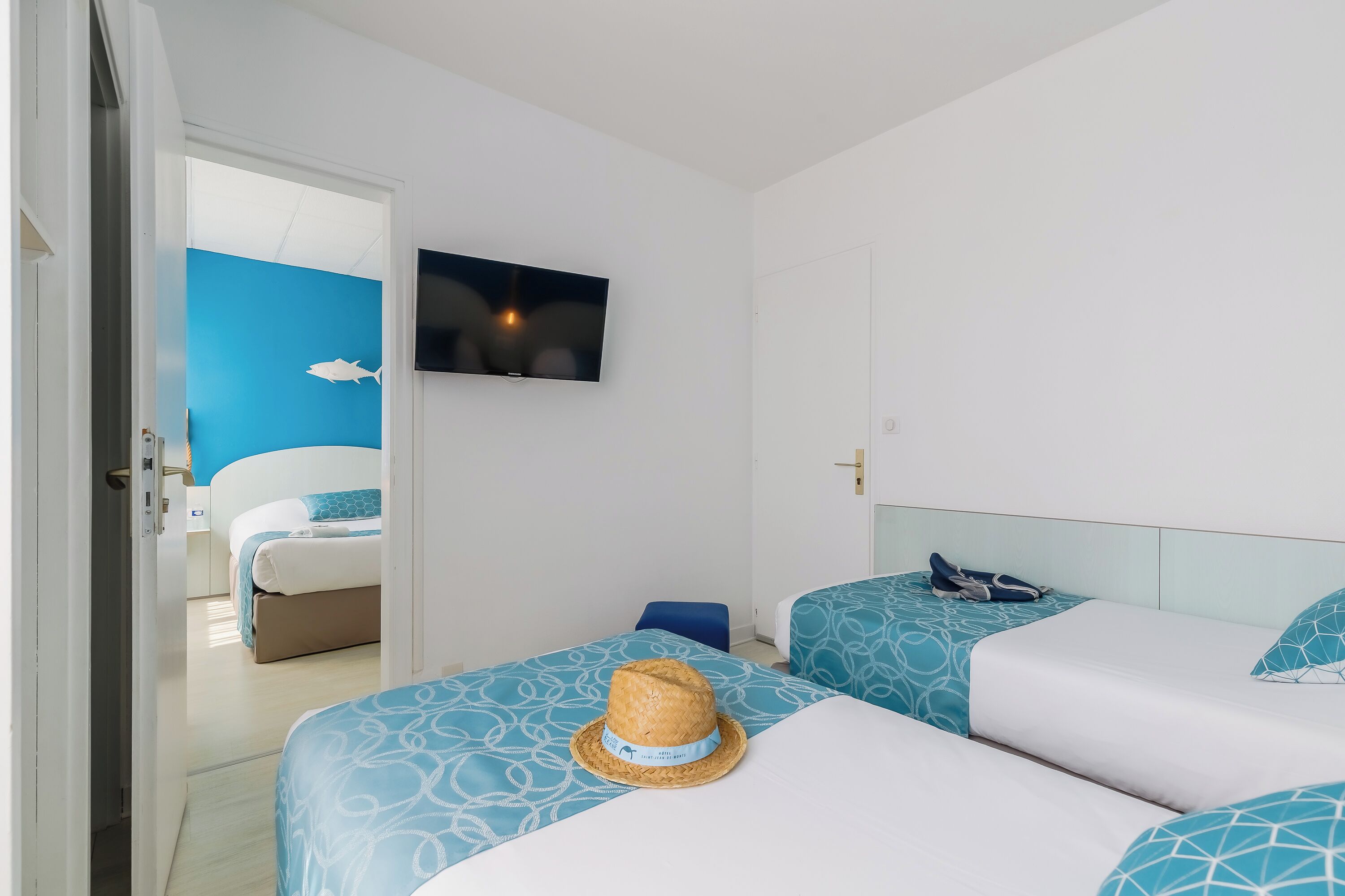 Comfort-Vierbettzimmer, 2 Schlafzimmer, Nichtraucher, Verbindungszimmer